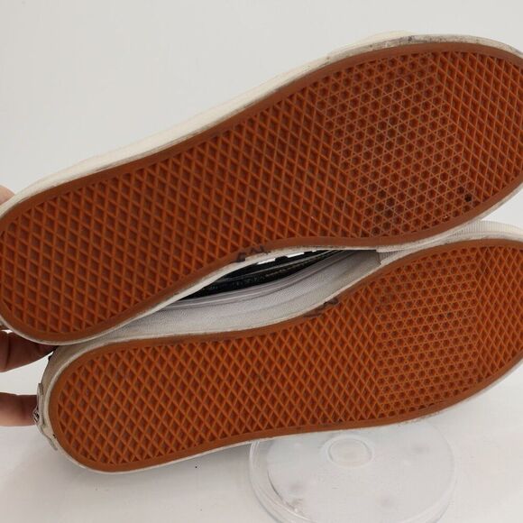 Vans SK8 Knit Lines Suede Hi Top Lace Up Black Skate Sneakers Women's 8.5 - Picture 8 of 10